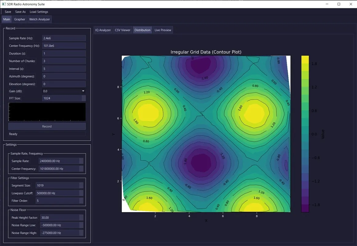 SDR Astronomy Software